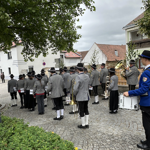 Aufstellung zur Prozession